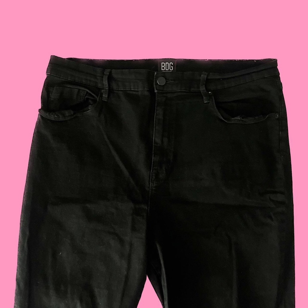 urban outfitters black ripped skinny jeans